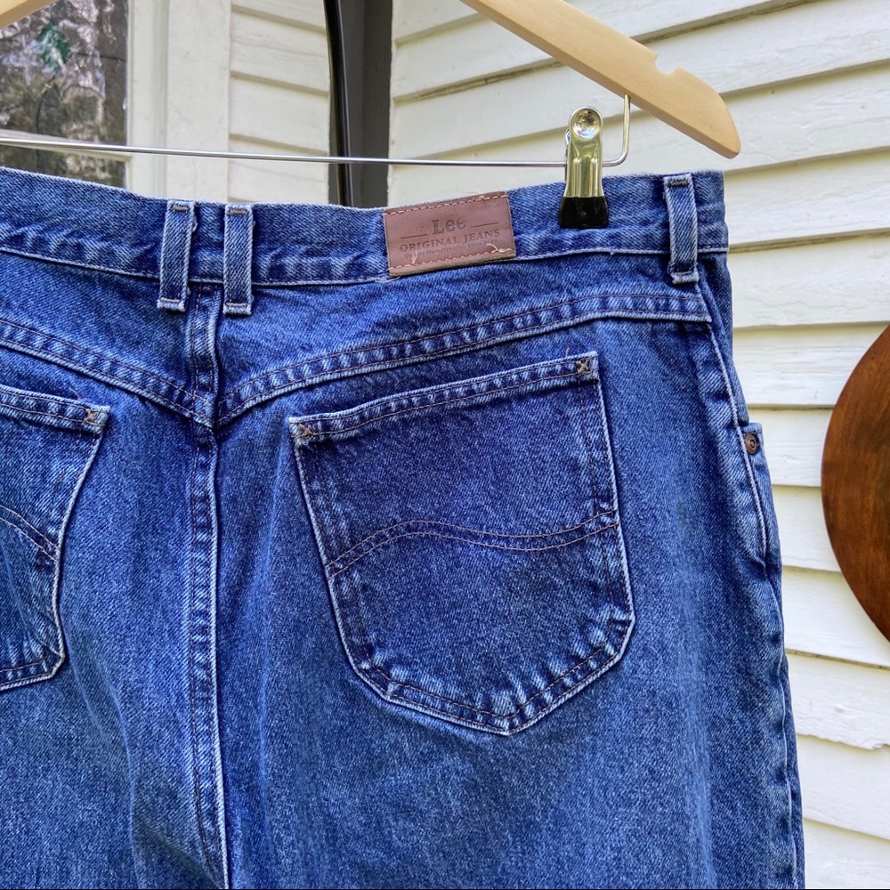 🍄5/$25 Vtg Lee • Tapered High Rise Jeans - Picture 6 of 8